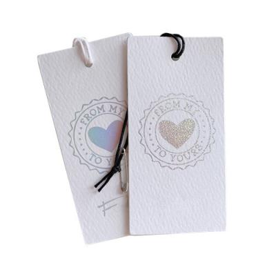Paper Card Hangtag For Clothing Garment
