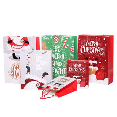 Christmas Glitter Paper Gift Bags