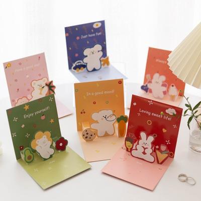 3D Cartoon Happy Birthday Greeting Cards