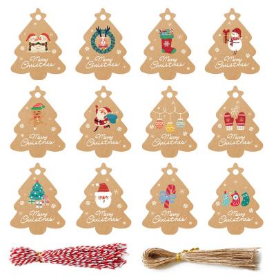 Merry Christmas Kraft Paper Gift Cards