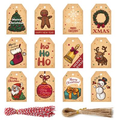 Merry Christmas Kraft Paper Gift Cards