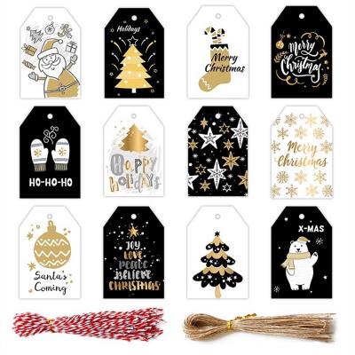 Merry Christmas White Paper Gift Cards
