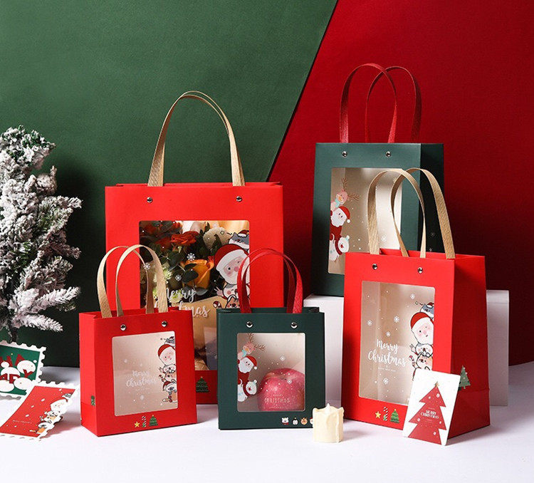 Red&Green Paper Bags
